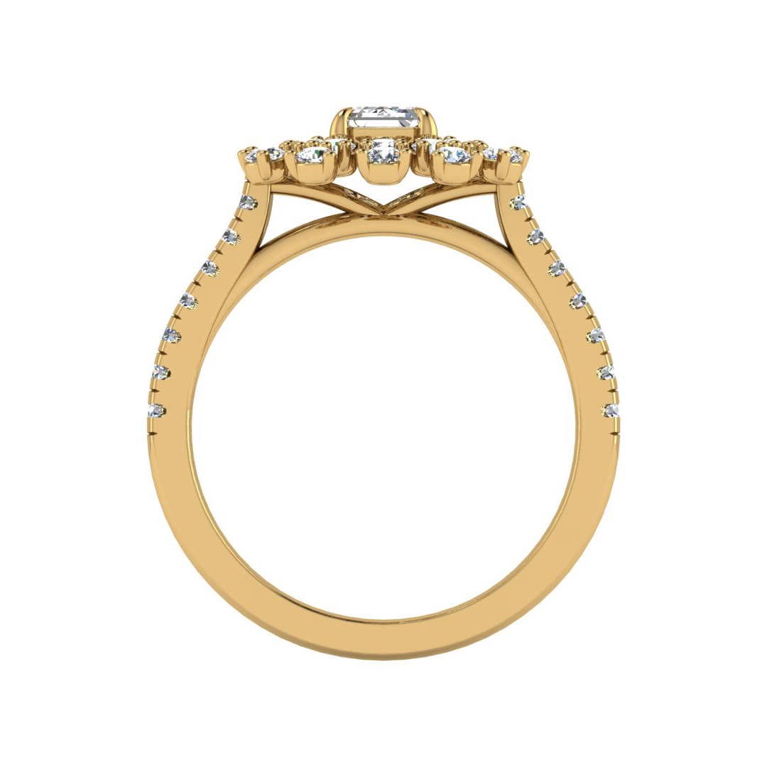 Janet Halo Engagement Ring